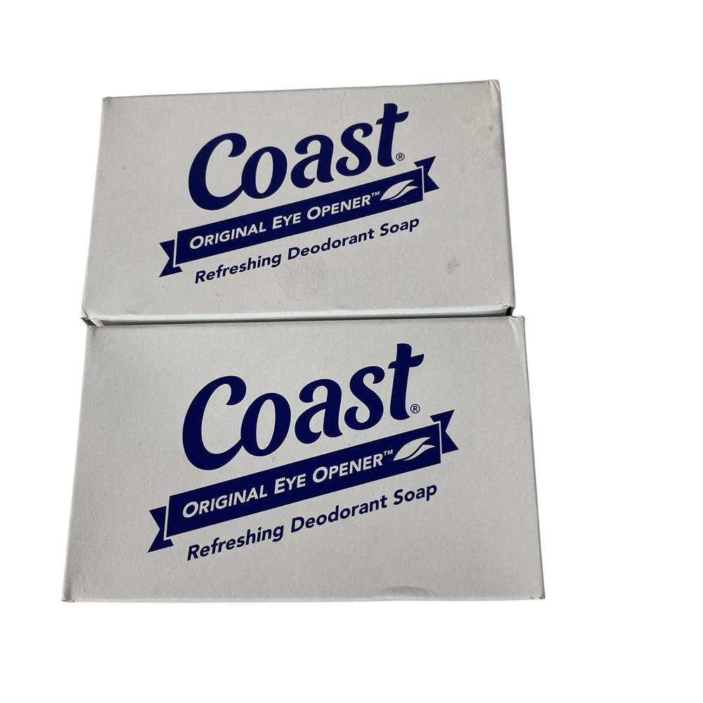 Coast‎ Original Deodorant Soap 2 Bars 8oz NEW